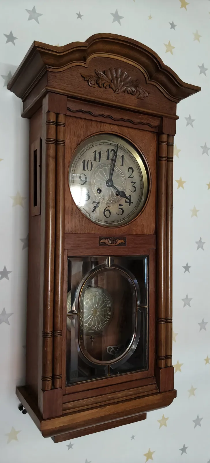 Piękny zegar wiszący Kienzle 1920 r.