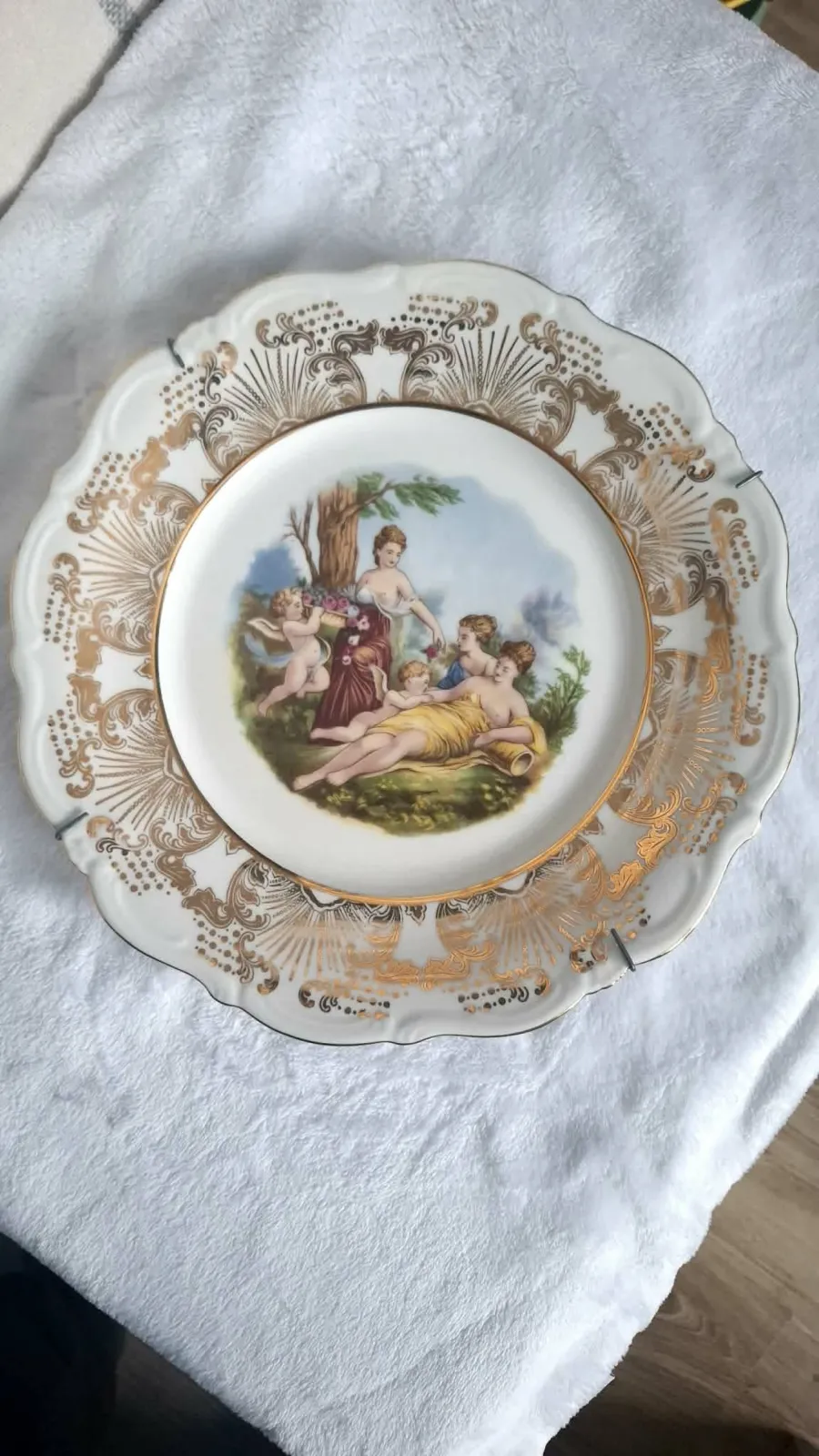 Porcelanowy Talerz dekoracyjny Winterling Röslau Bavaria