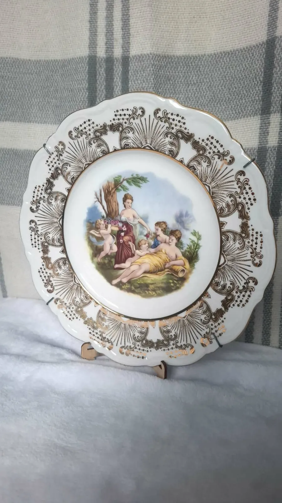 Porcelanowy Talerz dekoracyjny Winterling Röslau Bavaria