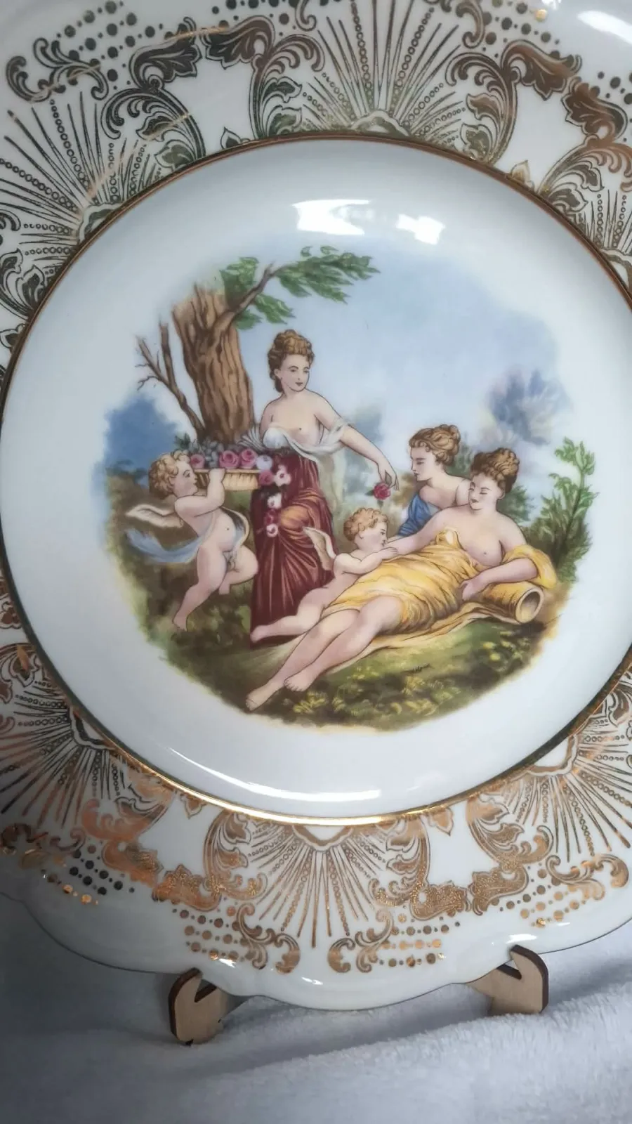 Porcelanowy Talerz dekoracyjny Winterling Röslau Bavaria
