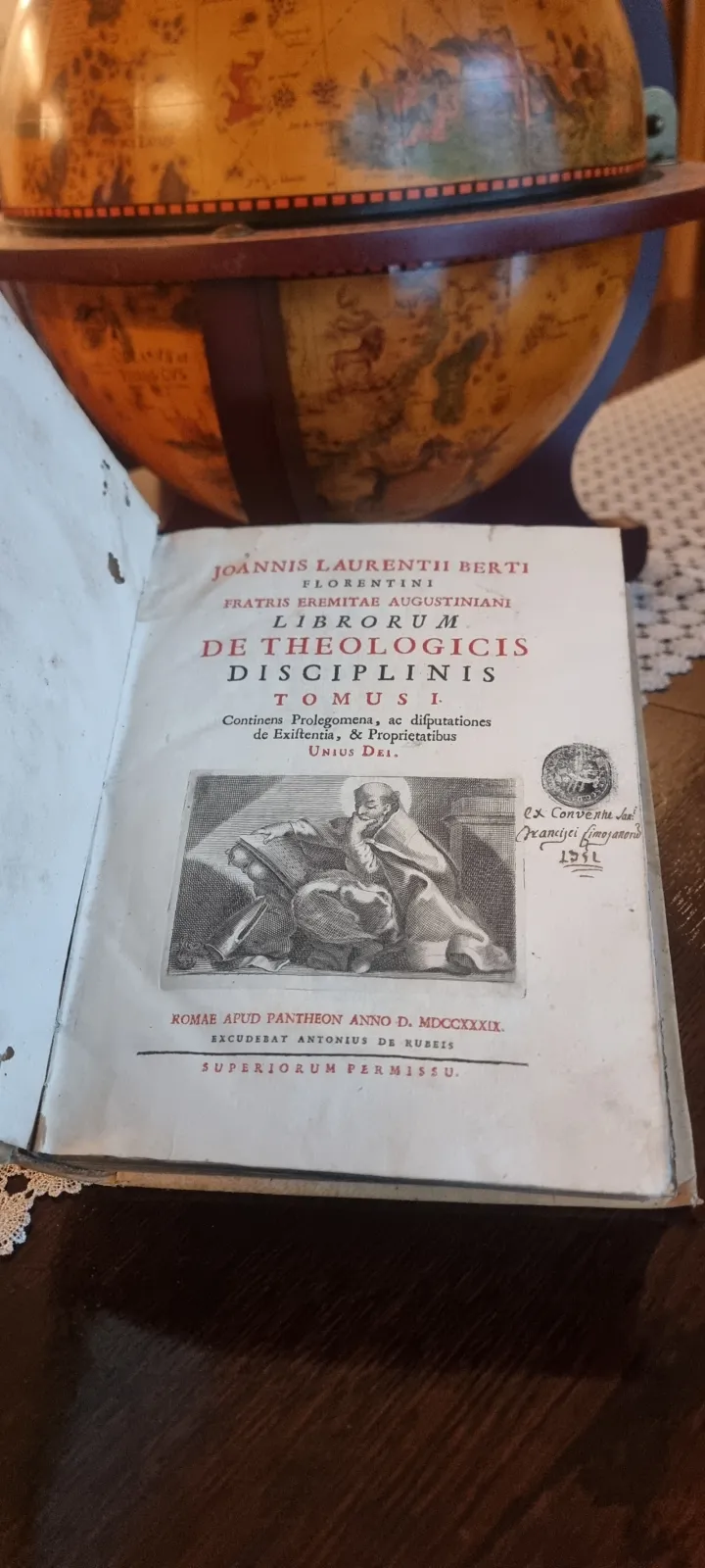 Unikat! Teologia Berti 1739 – 6 tomów z epoki baroku