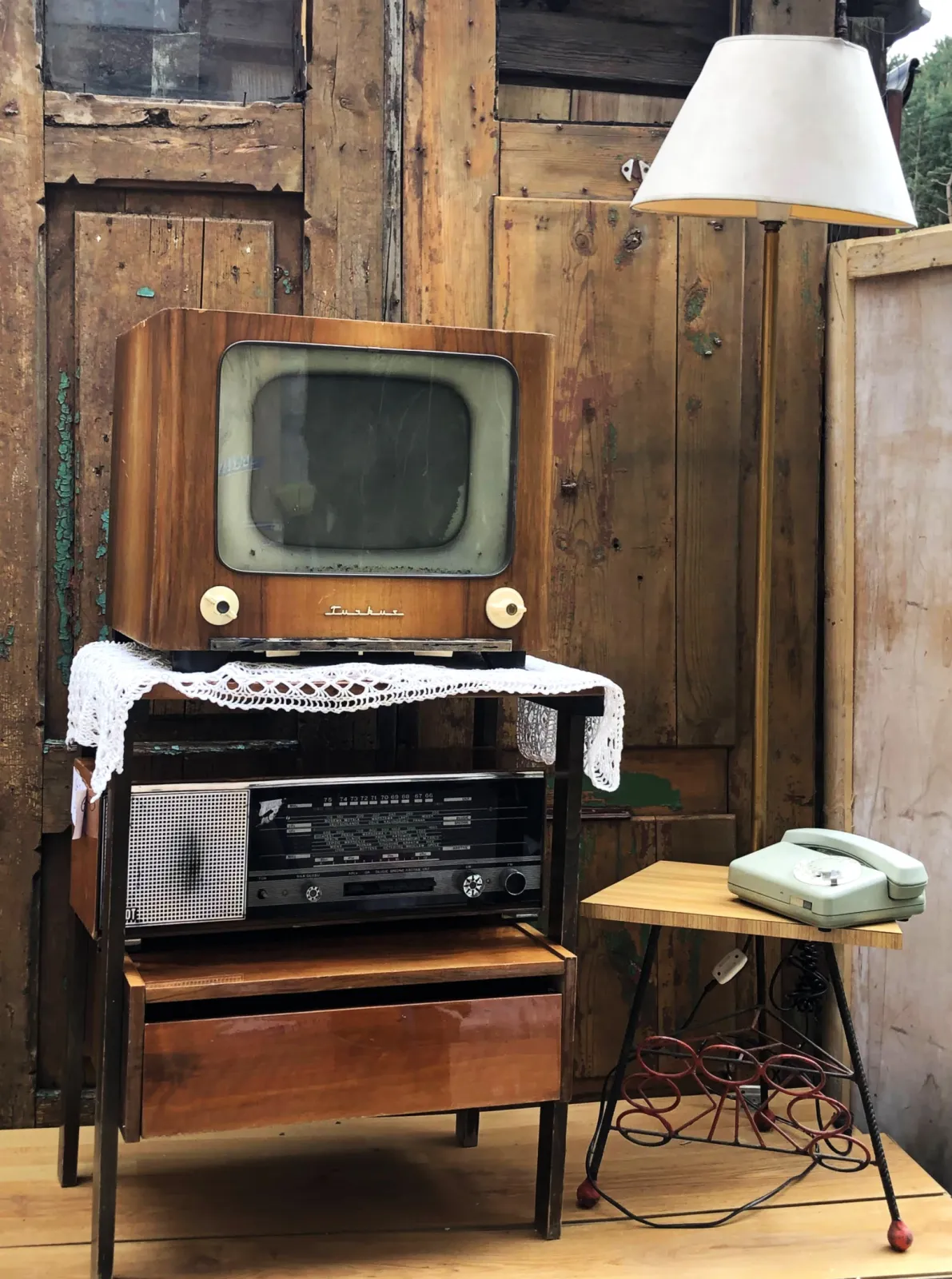 Stolik pod telewizor lata 60. Vintage