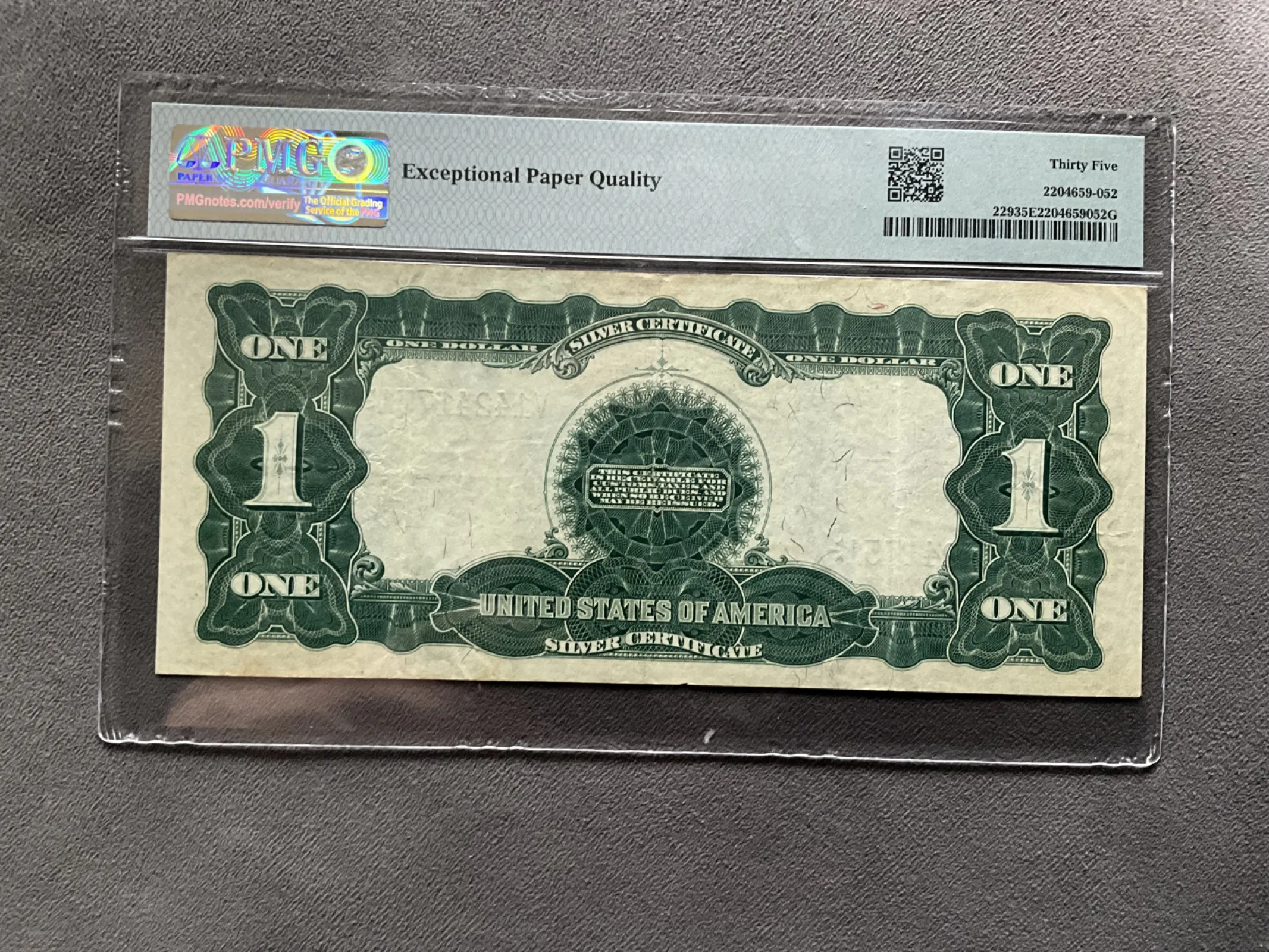 1 dolar, 1899 rok, PMG 35 EPQ